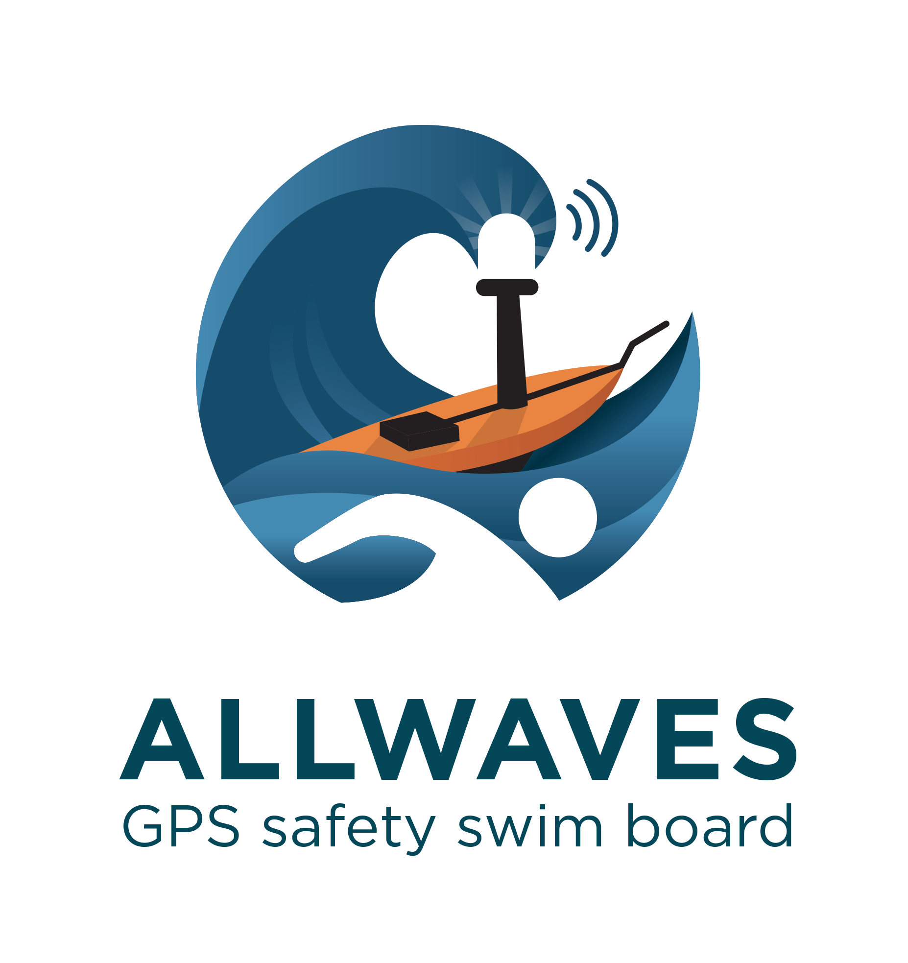 GPS Safety AllWaves Surf Board 